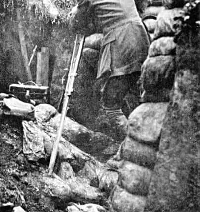 A soldier at the Battle of the Somme