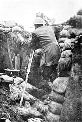 A soldier at the Battle of the Somme