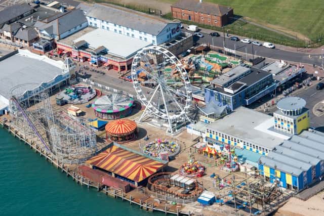 The Solent Wheel at Clarence Parade Pier Picture: Shaun Roster