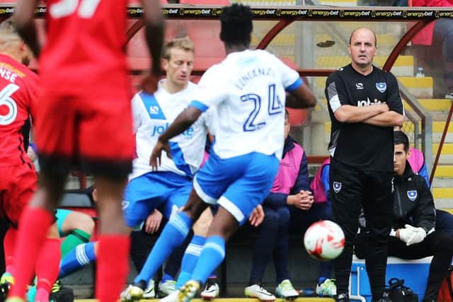 Pompey boss Paul Cook. Picture: Joe Pepler
