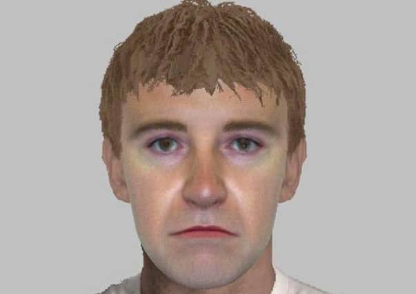 Police e-fit of a man wanted in connection with the sexual assault of a 13-year-old girl in Havant