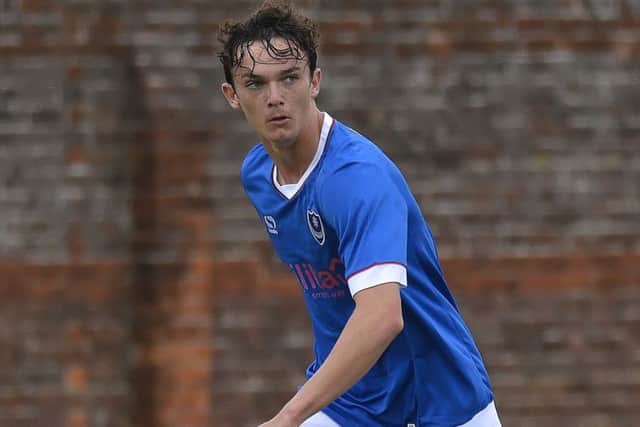 Dan Smith netted Pompey Academy's equaliser as they came from behind to beat Swindon Town 2-1 today Picture: Neil Marshall
