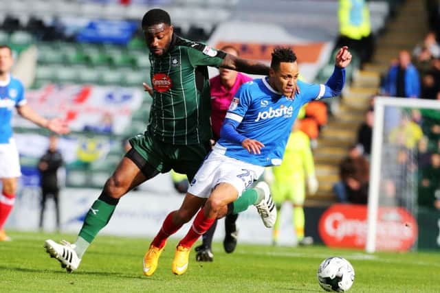 Kyle Bennett was named The News Pompey man of the match against Plymouth Picture: Joe Pepler