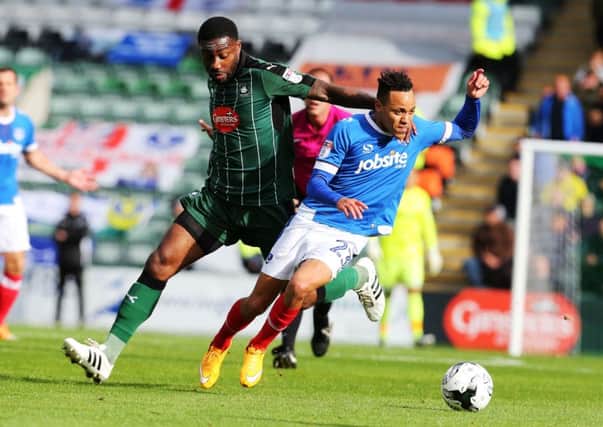 Kyle Bennett scored as Pompey impressed against Plymouth. Picture: Joe Pepler