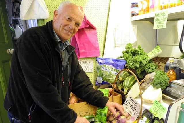 Greengrocer Keith Waldren says walking would increase impulse buys