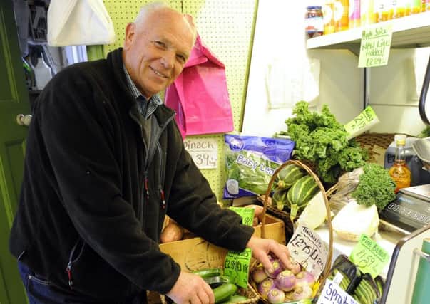 Greengrocer Keith Waldren says walking would increase impulse buys