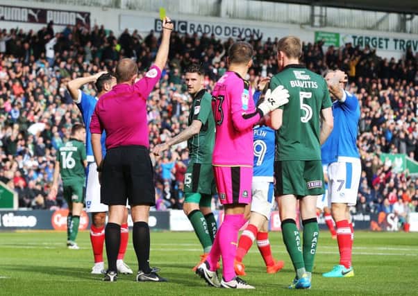 Tempers flare between Plymouth and Pompey at Home Park
