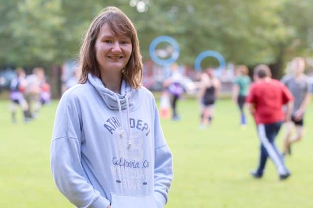 Ellie Wilkinson, co-founder of The Horntail Strikers.  Photo: Habibur Rahman