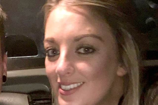 Parker Myers with Kayleigh Reid earlier on the night of the attack