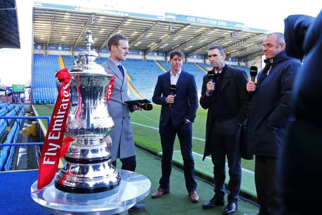 Football Focus was broadcast live from Fratton Park ahead of the Blues' FA Cup fourth-round game with Bournemouth last season
