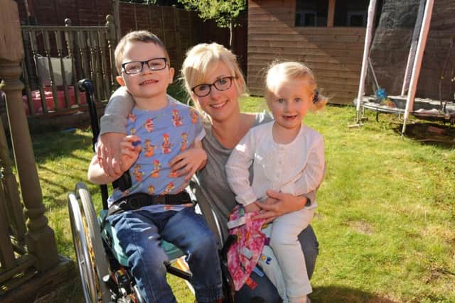 Rachel Taplin from Warsash with her children Oliver and Jasmine