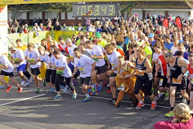 The start of last year's Great South Run