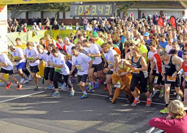 The start of last year's Great South Run