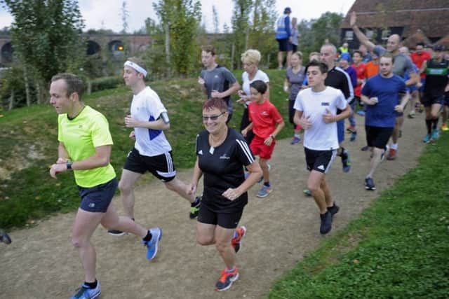 Runners start the Fareham parkrun. Picture: Ian Hargreaves