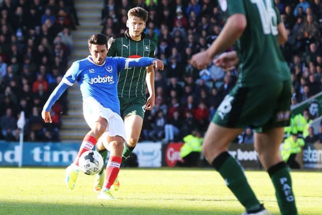 Danny Rose scores against Plymouth on Saturday Picture: Joe Pepler