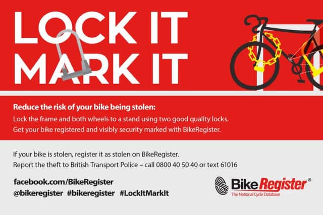 British Transport Police are carrying out patrols at train stations to deter thieves