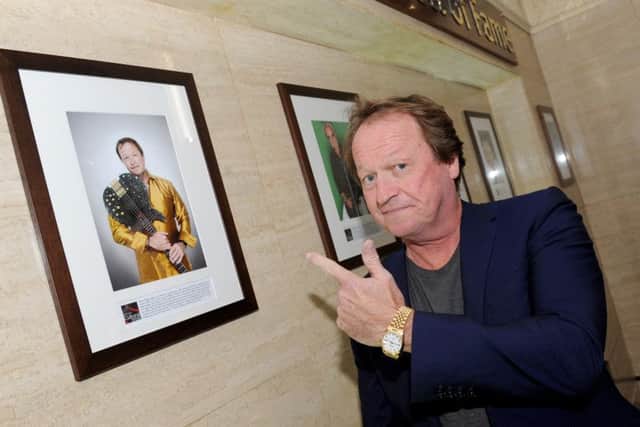 Mark King of Level 42 has made it onto the Guildhall Wall of Fame at Portsmouth Guildhall. Picture: Sarah Standing (161418-5217)