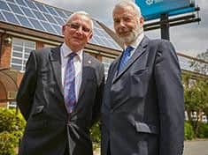 Cllr Chris Carter and Michael Lane