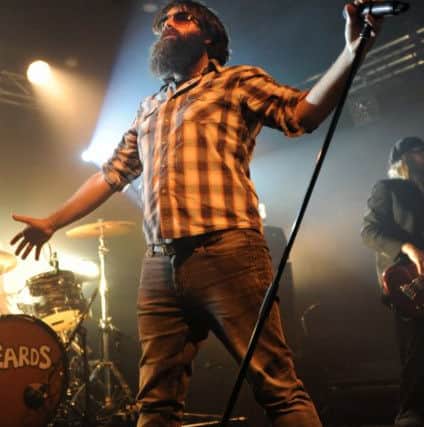 Lead singer Johann Beardraven of The Beards at The Wedgewood Rooms, Southsea on October 18, 2016. Picture by Martin Cox