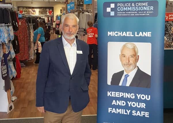 Hampshire Police and Crime Commissioner Michael Lane