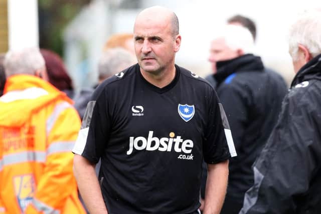 Pompey boss Paul Cook Picture: Joe Pepler