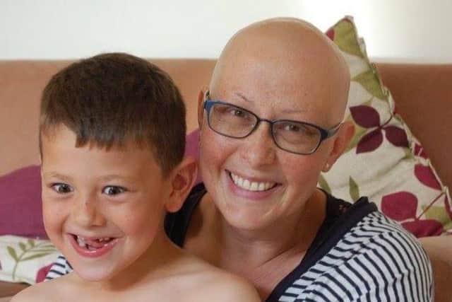 Jessica Walton with her son Noah
