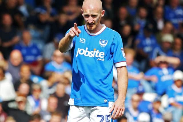Pompey full-back Drew Talbot
