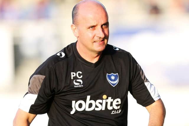 Pompey boss Paul Cook   Picture: Joe Pepler