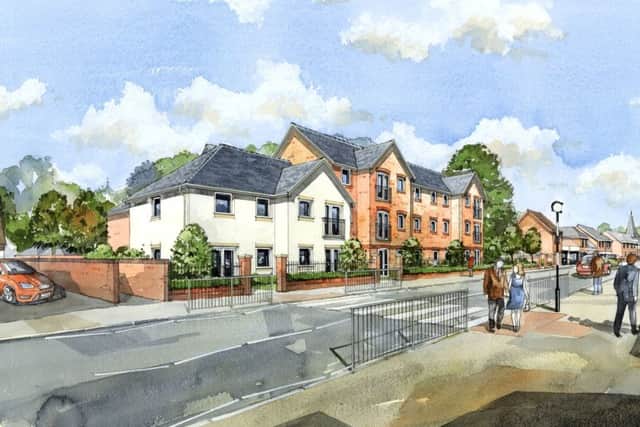 An artist's impression of what the McCarthy & Stone development at the former Hayling Billy site in Elm Grove on Hayling Island