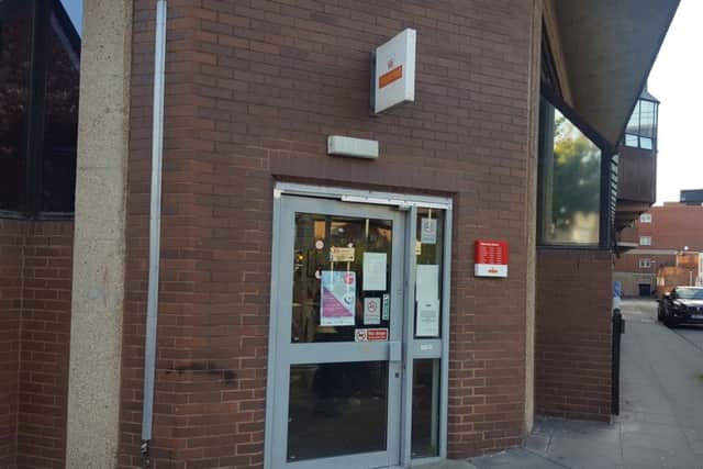 The Slindon Street Royal Mail collection office closed yesterday