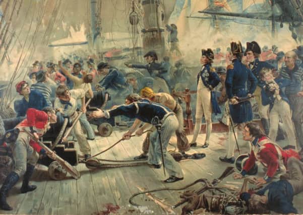 The Battle of Trafalgar

Credit: National Museum of the Royal Navy at Portsmouth Historic Dockyard ENGSUS00120120305094953