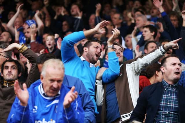 Pompey supporters at Leyton Orient earlier this month. Picture: Joe Pepler