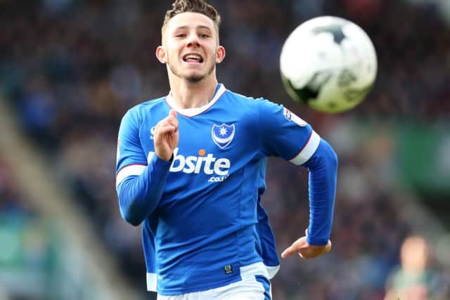 Pompey striker Conor Chaplin