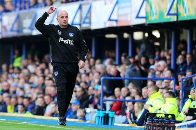 Pompey boss Paul Cook. Picture: Joe Pepler