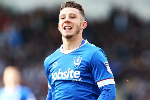 Pompey striker Conor Chaplin Picture: Joe Pepler