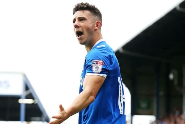 Pompey striker Conor Chaplin Picture: Joe Pepler