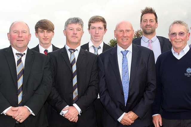 Meon Valleys golfers were denied County Sevens glory at Stoneham by a torrential downpour