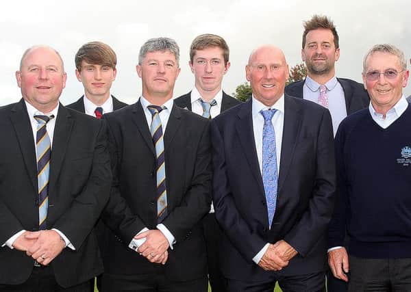 Meon Valleys golfers were denied County Sevens glory at Stoneham by a torrential downpour