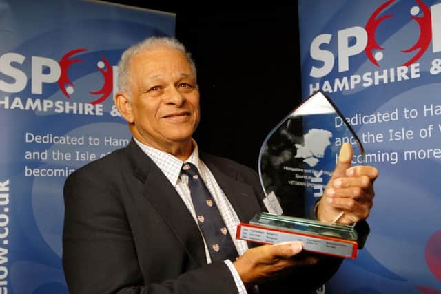 Orien Young was awarded the Sport Hampshire and IOW service to sport award in 2008 for his contribution towards athletics  Picture: Peter Langdown