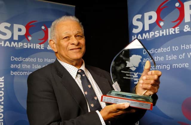 Orien Young was awarded the Sport Hampshire and IOW service to sport award in 2008 for his contribution towards athletics  Picture: Peter Langdown