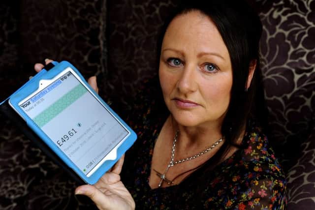 Debbie Wilkinson, who was astonished that she was charged almost £50 by Uber for a cab home
Picture: Malcolm Wells (161025-2790)