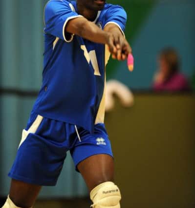 Portsmouth City player/coach Nasser Ssemuwemba  Picture: Allan Hutchings