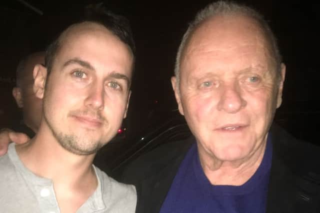 Transformers film SUBMIT
James Lyford , 25, Lee-on-the-Solent with Anthony Hopkins
from: James Lyford PPP-160929-165728001