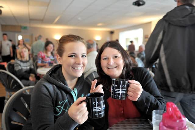 Cilesté Makkink-Rogers, left, with her mum Janet Makkink, enjoying themselves at City Life Church Portsmouth.