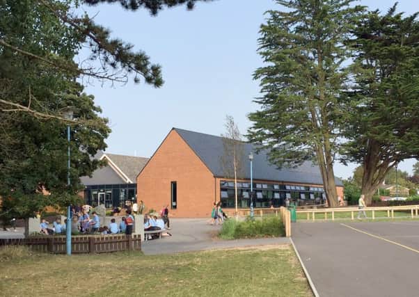 The new building at Locks Heath Primary School