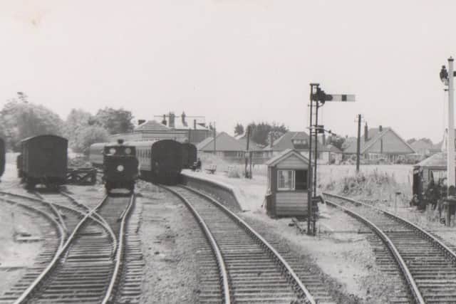 Fond memories  of the approach to Hayling  station, but only for the  train crew, not the public.