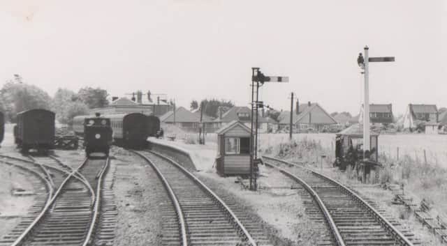 Fond memories  of the approach to Hayling  station, but only for the  train crew, not the public.