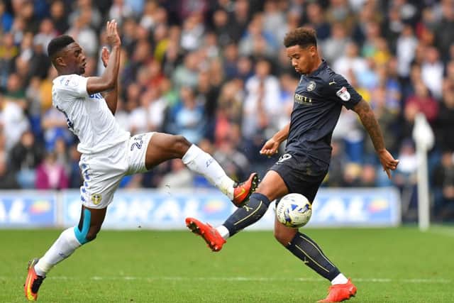 Cole Kpekawa, right, in action for Barnsley in the Championship