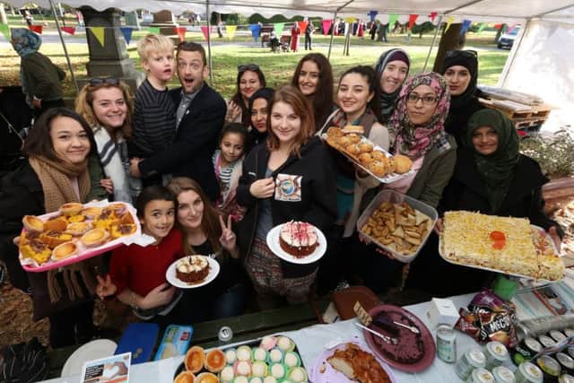 Don't Hate, Donate held a fundraising event at Victoria Park to raise money to send aid to refugee camps