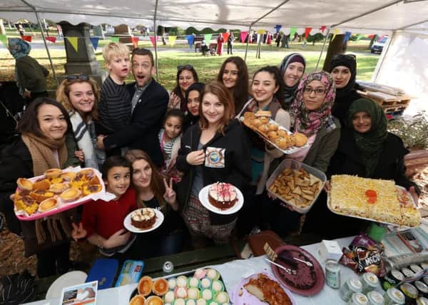 Don't Hate, Donate held a fundraising event at Victoria Park to raise money to send aid to refugee camps